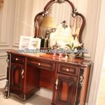 The latest antique oak wood dresser with mirror 66-1