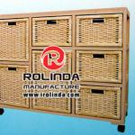 The new brown multilayer practical storage cabinet RC-00063