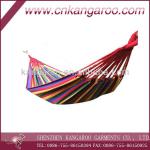 The thick canvas stripe double hammock travel camping camping equipment outing beach barbecue swing CY20151701