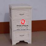 The three layers of high quality white paint wooden storage cabinet Rwcab--0131L