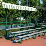 Three Row Aluminum bleacher seats, indoor bleacher seating chair, indoor retractable bleacher LP-3