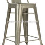 Tolix Marais Low Back Bar Stool/Gavanized Metal Stool