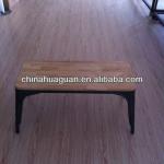 Tolix wooden waiting stool HG1629