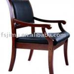 top grade furniture office hotel wood leather chair B407