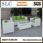 Top Popular White Rattan Outdoor Furniture (SC-B8219) SC-B8219 White Rattan Outdoor Furniture