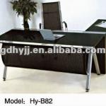 Top quality!HY-B82 executive desk with tempered glass HY-B82