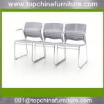 Topchina stainless steel waiting chairs TJC06-3