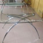 Transparent Glass Dining Table HDTB933