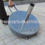 Trolly Umbrella Base 40kg,Granite base ,umbrella stand . HSF-TDR40