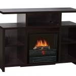 TV stand electric fireplace with mantel 907-42