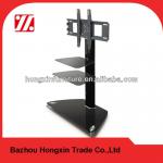 TV5146 high black glass tv stand TV5146