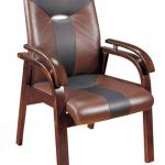 two color genuine leather conference chair,#3090 3090