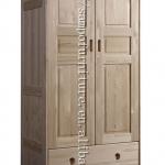 Two Door Wooden Wardrobe with Drawers SP-G001