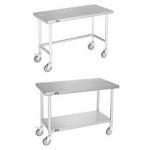 two layer stainless steel mobile work table XDTS,XDTS-J