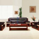 two sided leather sofaoffice sofa set office two seat sofa OS-046