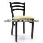 upholstered metal frame dining chair 313