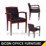 Upholstered wooden conference chairs GSO-129CHY