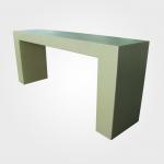 Urban furniture wood bar table with high quality faux leather TA-026 TA-026