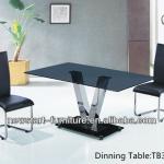 V shape stainless steel dinning table designs TB300-V shape stainless steel dinning table design