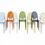 Various Color Armless Ghost Chairs,Transparent Polycarbonate Chair UC-VGC43 Transparent polycarbonate Chair