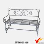 vintage retro iron benches for parks and garden LWBM090318