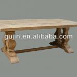 Vintage Trestle Wood Dining Table GJE-131