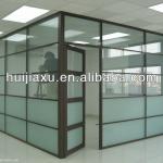 visible aluminum frame glass curtain wall,glass office partition 110