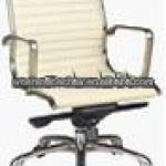 Visitor chair with caster,conference leather or pu chair Woshi Eames chair