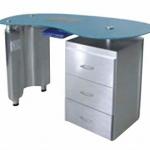 Vitreous Mesa Manicure Table,Nail Table,Nail Desk RJ-8603