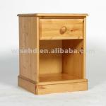 (W-B-0051) solid pine wood bedside chest W-B-0051