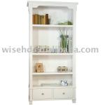 (W-BC-8015) white solid wood children bookcase W-BC-8015