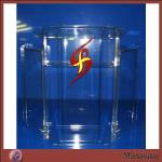 Waterproof Acrylic Lucite Plexiglass Church Pulpit/ Lectern Podium With Logo MW-LC-060