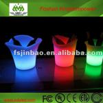 Waterproof plastic LED rechargeable beer wine bucket KDP-EW003