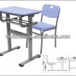 WB-2126 school desk and chair/high school furniture WB-2126