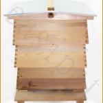 WBC Beehive Cedar New 3 Lifts Porch 2 Super 1 Brood Gabled Roof Beekeeping FED21267