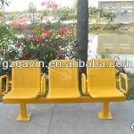 Weather resistant metal/iron/steel garden bench,garden chair,outdoor furniture guangzhou B-005--3 seater