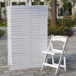 wedding white resin folding chair factory A001W