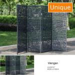 Wengen alum wicker screen patio furniture U1478-4