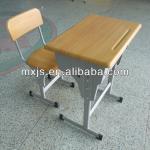 Werzalit board Adjustable Single school desk and chair MXZY-237