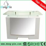 white glass modern reception counter DP-3313 modern reception counter