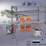 white kitchen trolley/metal trolley/ Fruits and vegetables shelf in the kitchen DMZ-009