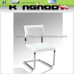 white leather dining chair C-088