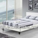 white leather PU bed CG-LBDA 03