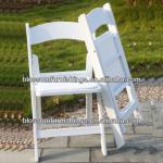 White plastic ballroom folding chair WF001