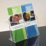 Wholesale 2-pocket Clear Acrylic Brochure Holder BH-25