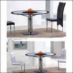 Wholesale furniture glass round dining table DT-2020