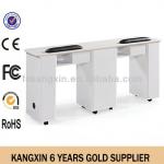 Wholesale Modern White Double Nail Tables KZM-N031-2 KZM-N031-2