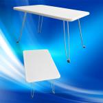 Wholesale Small plastic folding white computer desks HXC-PFT32