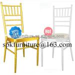 wholesale white and gold wedding tiffany chair SP-M4