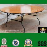 wholesale wood round banquet folding table ZS-8912A